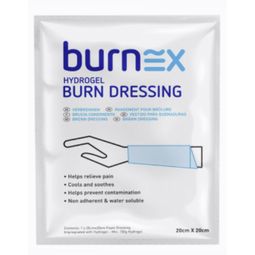 Picture of Burnex Hydrogel Dressing 20cm X 20cm