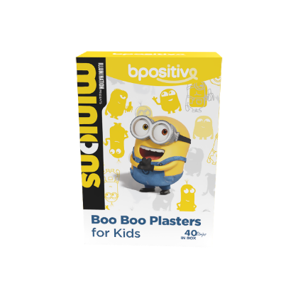 Picture of Bpositive Boo Boo Minion Strips For Kids (BX40)