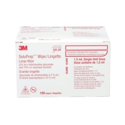 Picture of Soluprep Wipes Box 100