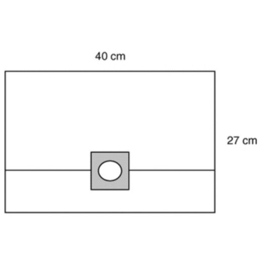 Picture of Drape-Steri 40 X 27cm Opthalmic Refractive