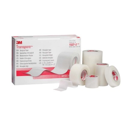 Picture of 3M Transpore Surgical Tape 12mm X 9.1m