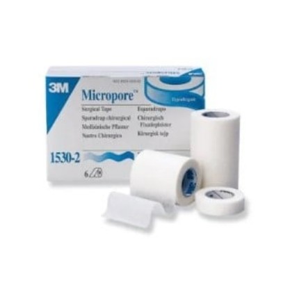 Picture of Micropore Surgical Tape 12mm X 9.1m White