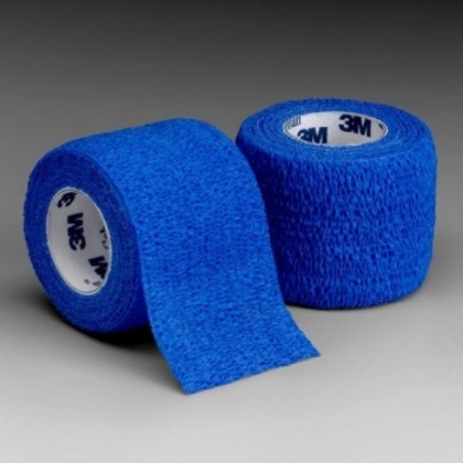 Picture of Coban Blue 7.5cm X 2m Elastic Cohesive Bandage