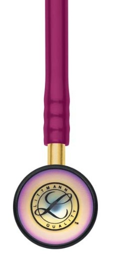 Picture of 3M Littmann Classic II Infant Stethoscope - Raspberry Tube; Rainbow Finish