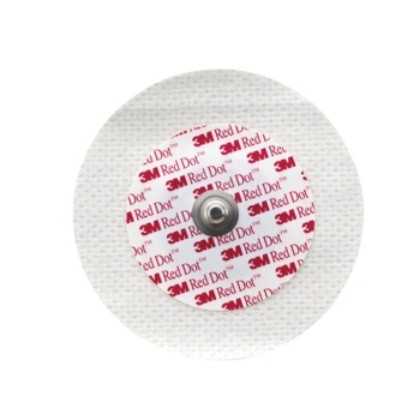 Picture of ECG Electrodes Red Dot Soft Cloth 6cm Diameter