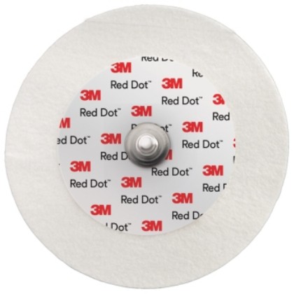 Picture of ECG Electrodes Red Dot Micropore 6cm Diameter
