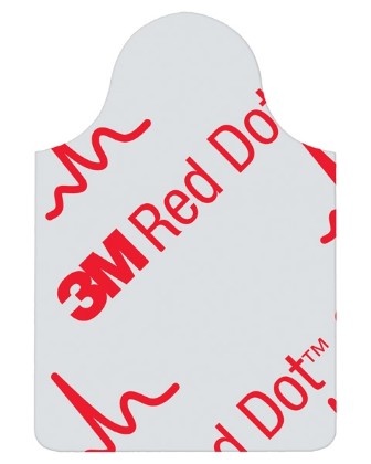 Picture of ECG Electrodes Red Dot Tab Style #2330