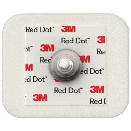 Picture of ECG Electrodes Red Dot Foam 4 X 3.5cm