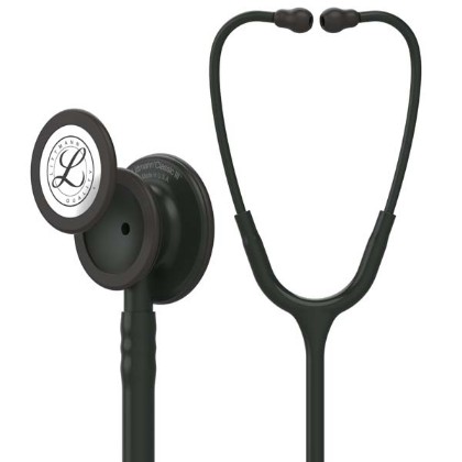Picture of 3M Littmann 5803 Classic III Stethoscope - Special Edition Black Chestpiece Tube Stem And Headset