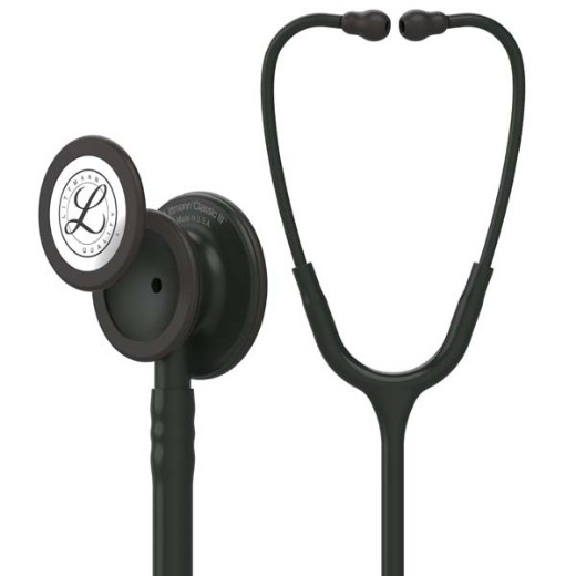 Picture of 3M Littmann 5803 Classic III Stethoscope - Special Edition Black Chestpiece Tube Stem And Headset