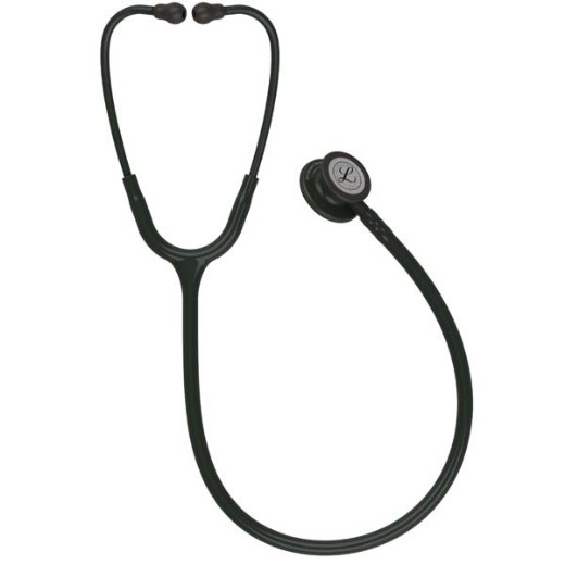 Picture of 3M Littmann 5803 Classic III Stethoscope - Special Edition Black Chestpiece Tube Stem And Headset
