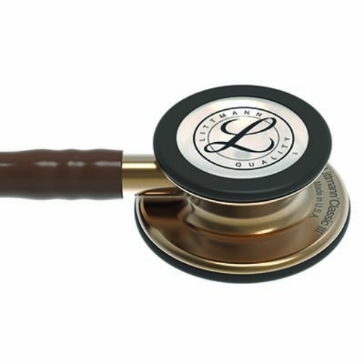 Picture of 3M Littmann 5809 Classic III Stethoscope - Special Edition Copper Chestpiece; Chocolate Tube; Copper Stem And Headset