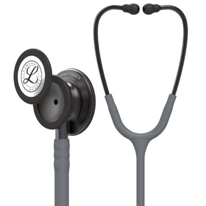 Picture of 3M Littmann 5873 Classic III Stethoscope - Special Edition Smoke Chestpiece; Grey Tube; Smoke Stem And Headset