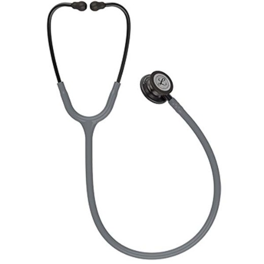 Picture of 3M Littmann 5873 Classic III Stethoscope - Special Edition Smoke Chestpiece; Grey Tube; Smoke Stem And Headset