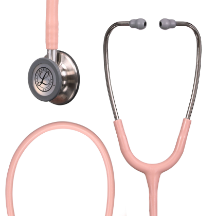 Picture of 3M Littmann 5910 Classic III Stethoscope; Satin-finish With Champagne Rose Tubing And Stainless Steel Chestpiece