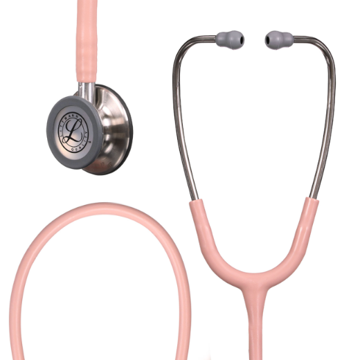 Picture of 3M Littmann 5910 Classic III Stethoscope; Satin-finish With Champagne Rose Tubing And Stainless Steel Chestpiece