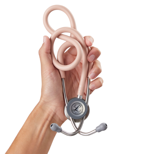 Picture of 3M Littmann 5910 Classic III Stethoscope; Satin-finish With Champagne Rose Tubing And Stainless Steel Chestpiece