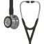 Picture of 3M Littmann 6177 Cardiology IV Stethoscope - High-Polish Mirror Chestpiece; Black Tube; Mirror Stem; Mirror Headset
