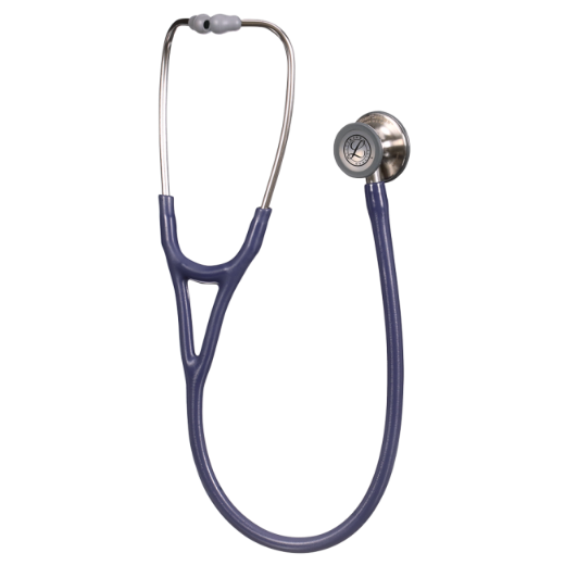 Picture of 3M Littmann 6187 Cardiology IV Stethoscope; Satin-finish With Midnight Blue Tubing And Stainless Steel Chestpiece