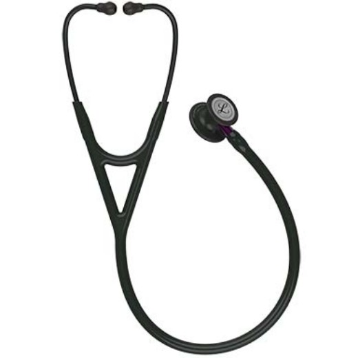 Picture of 3M Littmann 6203 Cardiology IV Stethoscope - Special Edition Black Chestpiece Tube And Headset; Violet Stem