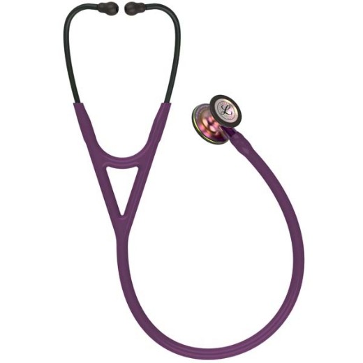 Picture of 3M Littmann 3M6205 Cardiology IV Stethoscope - Special Edition Rainbow Chestpiece; Plum Tube; Violet Stem; Black Headset