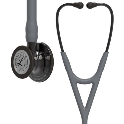 Picture of 3M Littmann 6238 Cardiology IV Stethoscope - High-Polish Smoke Chestpiece; Grey Tube; Smoke Stem And Headset