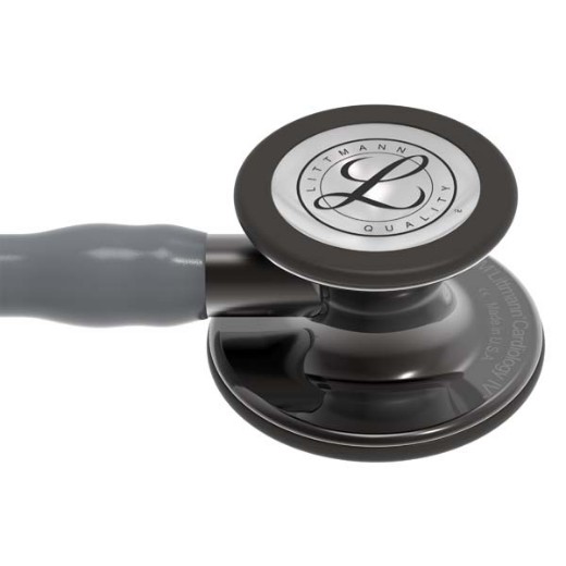 Picture of 3M Littmann 6238 Cardiology IV Stethoscope - High-Polish Smoke Chestpiece; Grey Tube; Smoke Stem And Headset