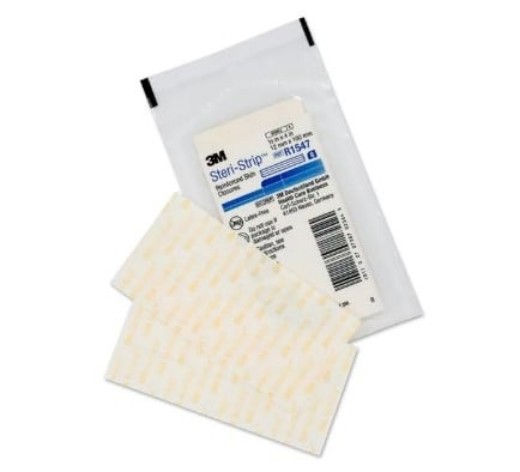 Picture of 3M Steri-Strip Adhesive Skin Closures (Reinforced) 6 X 75mm Red