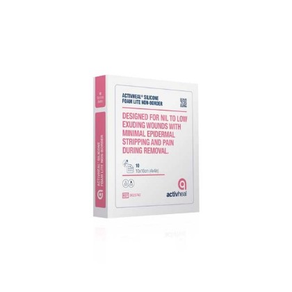 Picture of ActivHeal Silicone Adhesive Foam Lite 10 X 10cm No Border