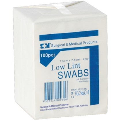 Picture of Gauze Squares 7.5x7.5cm Low Lint 4 Ply