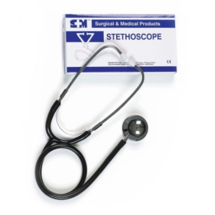 Picture of Stethoscope Dual Head Black Aaxis