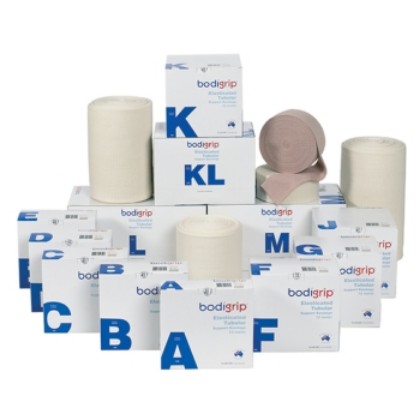 Picture of Bodigrip E White 8.75cm Large Ankle/Medium Knee/Small Thigh