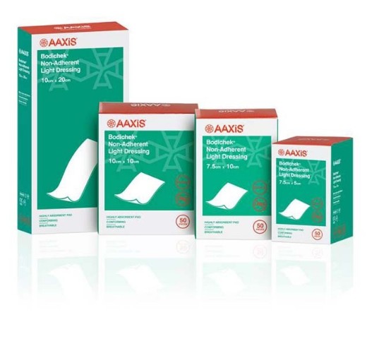 Picture of Bodichek Non-Adhesive Dressing 7 X 5cm Light