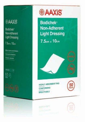 Picture of Bodichek Non-Adhesive Dressing 7.5 X 10cm Light