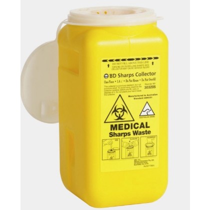 Picture of Sharps Container One-Piece 1.4 Litre