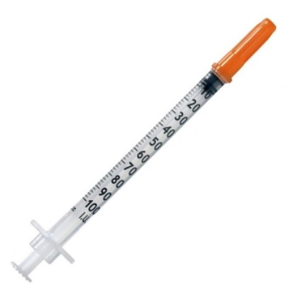 Picture of Syringe Insulin 1ml 27g X 12.7mm Ultra Fine