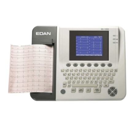 Picture of EDAN SE-1200 Express Basic Stand Alone ECG With PDF Reporting And A4 Printer 12 Channel