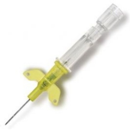 Picture of Introcan Safety 3 Cannula Yellow 24G X 19mm