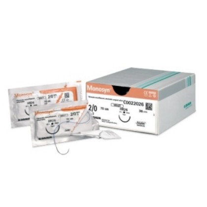 Picture of Monosyn Quick Undyed 2-0 DS24 RC 70cm Suture