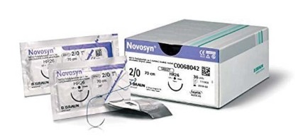 Picture of Novosyn Undyed 3-0 DS 19mm 45cm Suture