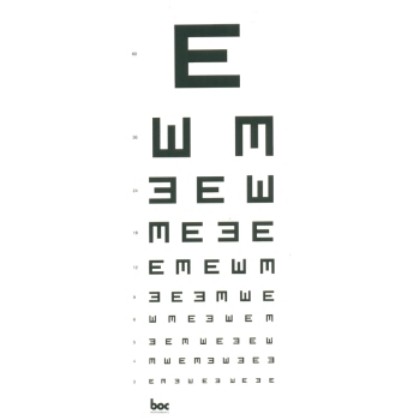 Picture of Eye Chart Direct 3m E'S 3m