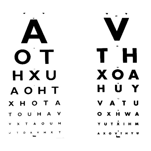 Picture of Eye Chart 6m 'AOT' Universal