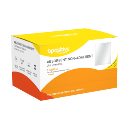 Picture of Bpositive Lite Non Adhesive Absorbent Dressing 7.5 X 10cm