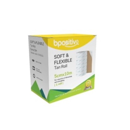 Picture of Bpositive Soft And Flexible Fixation Roll 5cm X 10m Tan