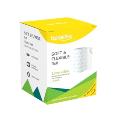 Picture of Bpositive Soft And Flexible Fixation Roll 10cm X 10m White