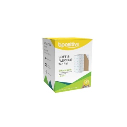 Picture of Bpositive Soft And Flexible Fixation Roll 10cm X 10m Tan