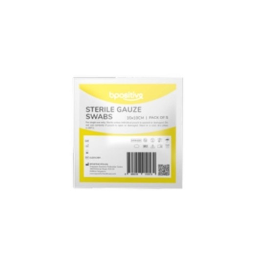 Picture of Bpositive Gauze Square 10 X 10cm 5's Sterile