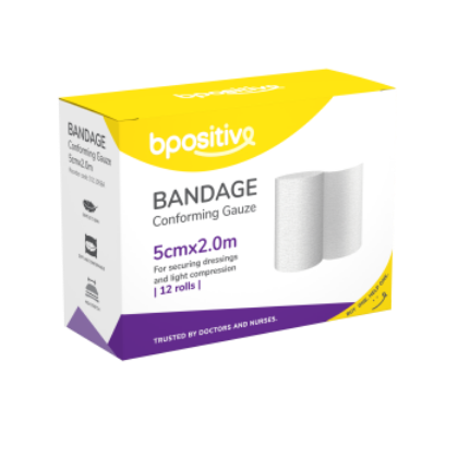 Picture of Bpositive  Bandage Conforming Gauze 5cm X 2m