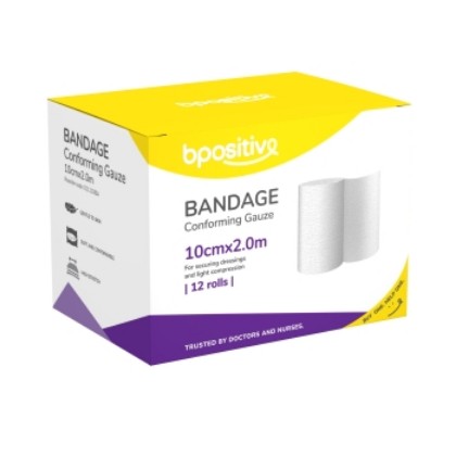 Picture of Bpositive  Bandage Conforming Gauze 10cm X 2m