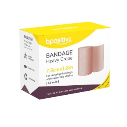 Picture of Bpositive Bandage Heavy Crepe 7.5cm X 1.8m